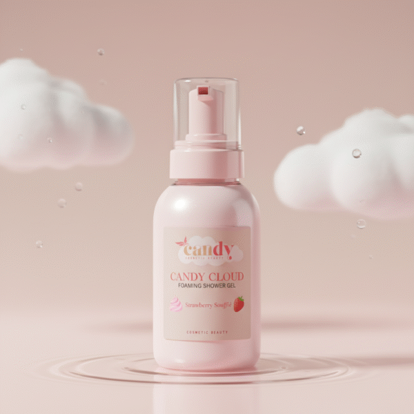 Candy Cloud Foaming Shower Gel – “Strawberry Soufflé”